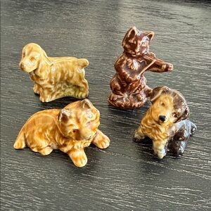 Vintage Wade from England -Ceramic Animal Figurine Set